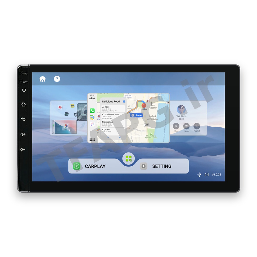 کارپلی بی‌سیم مانیتور V650