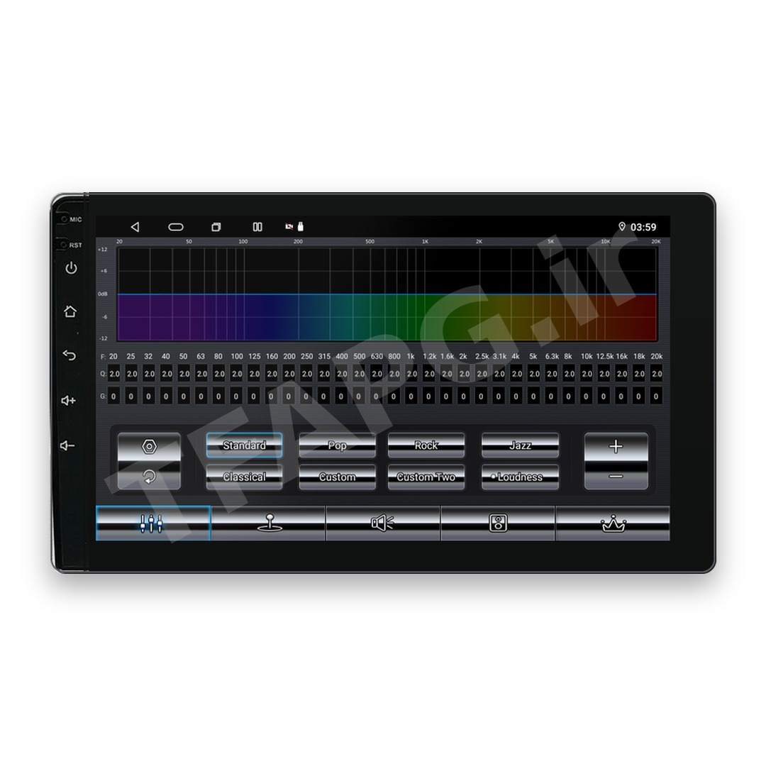 اکولایزر 32 باند DSP مانیتور V600
