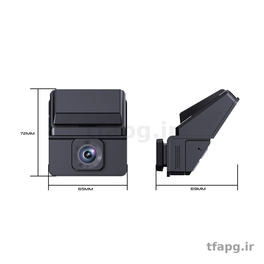 ابعاد دوربین ثبت وقایع SM281